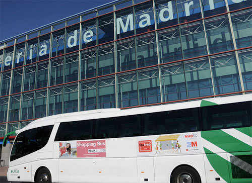SHOPPING BUS IFEMA HOTELES MADRID COMPRAS